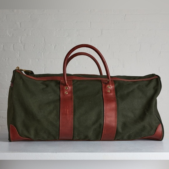 Orvis Bags Orvis Battenkill Duffle Green Canvas Medium Poshmark